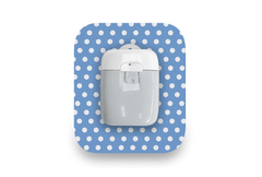 Blue Polka Dot Patch for Freestyle Libre 3 diabetes supplies and insulin pumps