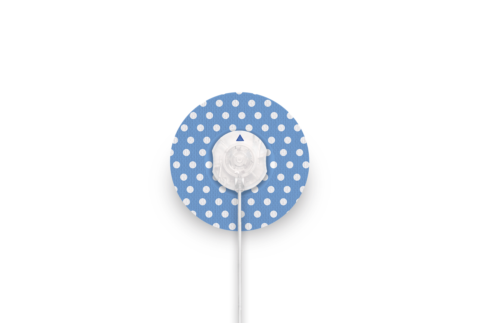 Blue Polka Dot Patch for Freestyle Libre 3 diabetes supplies and insulin pumps