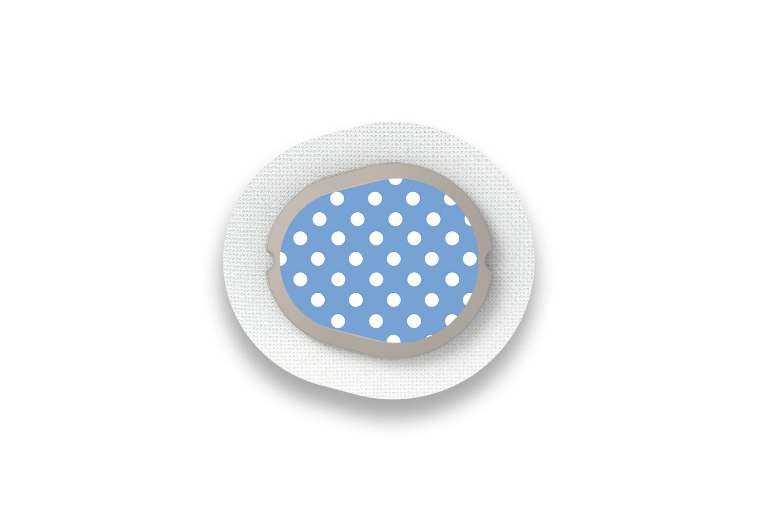 Blue Polka Dot Sticker for Novopen 4, 5, 6, or Echo diabetes supplies and insulin pumps