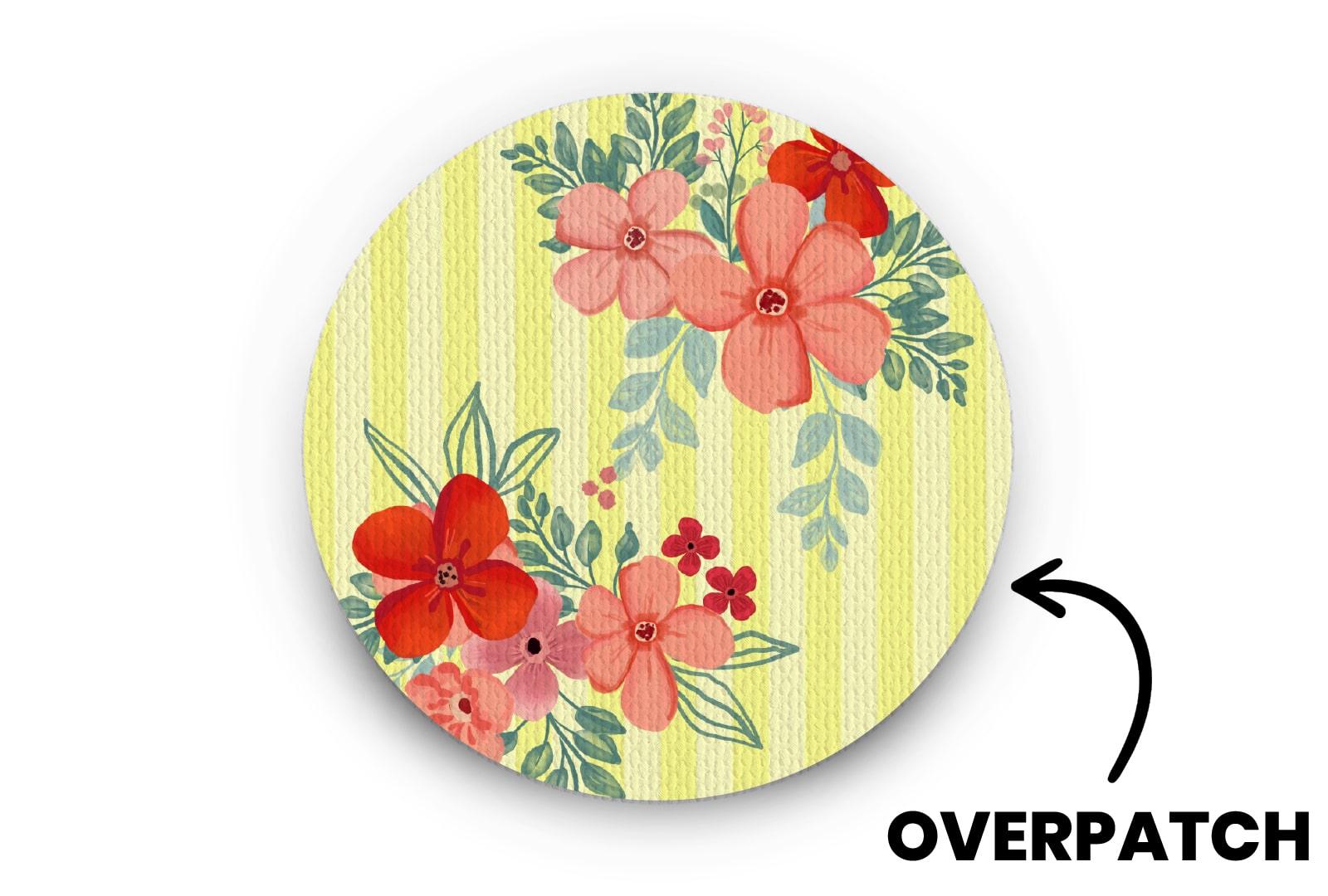 Bold Bloom Patch - Overpatches for Single diabetes supplies and insulin pumps