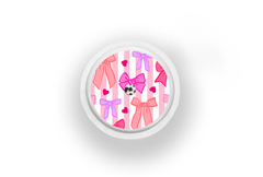 Bows Sticker for Freestyle Libre 1, 2, or 2+ diabetes supplies and insulin pumps