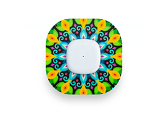 Bright Mandala Patch - Simplera for Single diabetes supplies and insulin pumps