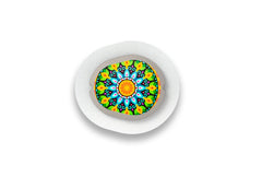 Bright Mandala Sticker for Novopen 4, 5, 6, or Echo diabetes supplies and insulin pumps