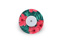 Bright Red Flowers Patch - Freestyle Libre for Single diabetes supplies and insulin pumps