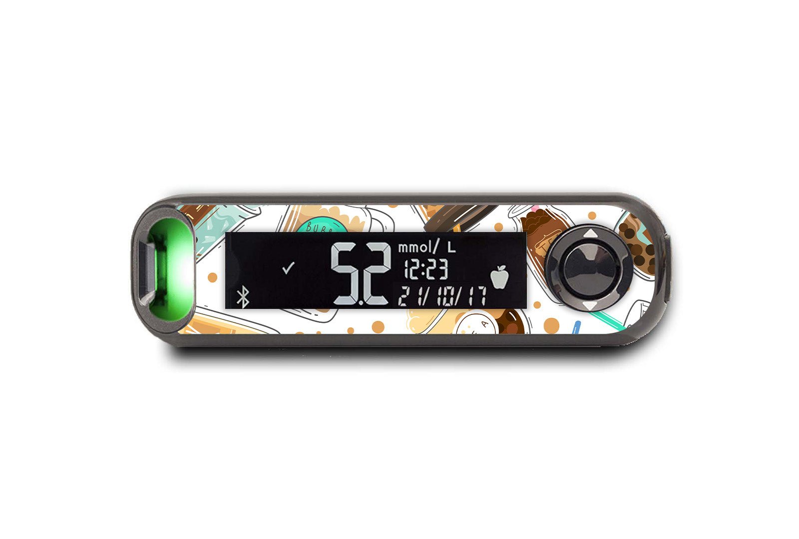 Bubble Tea Sticker for Novopen 4, 5, 6, or Echo diabetes supplies and insulin pumps