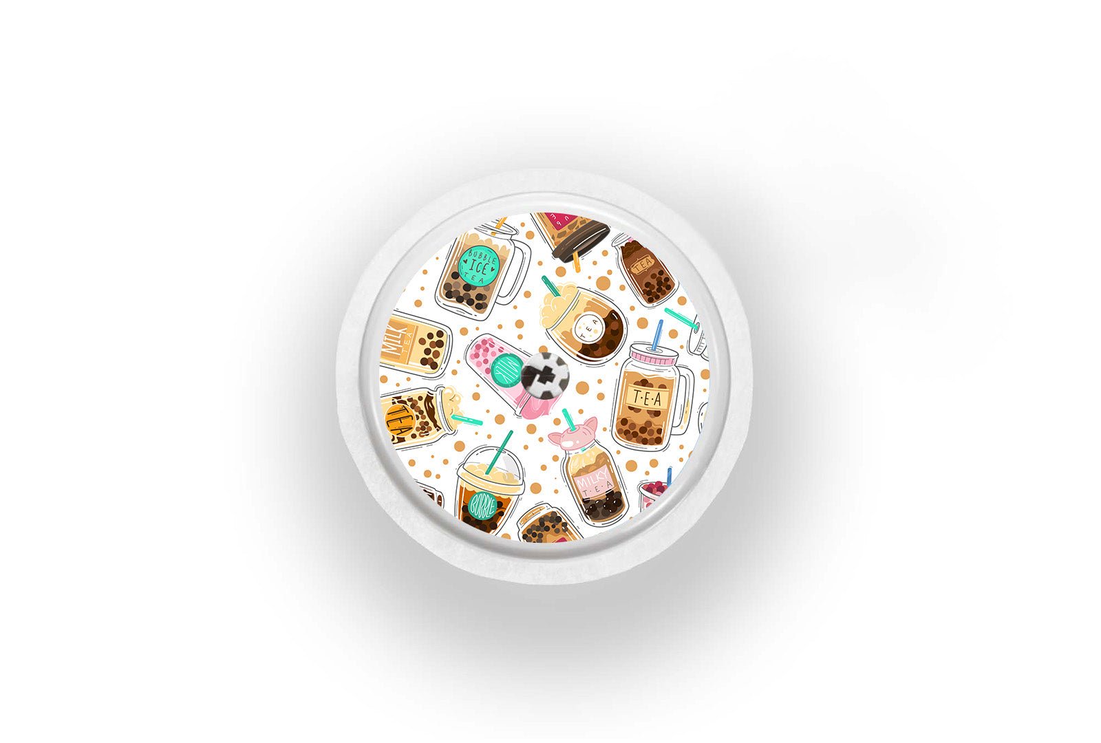 Bubble Tea Sticker for Novopen 4, 5, 6, or Echo diabetes supplies and insulin pumps