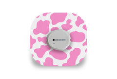 Candy Cow Print Patch for Dexcom G7 / One+ diabetes supplies and insulin pumps