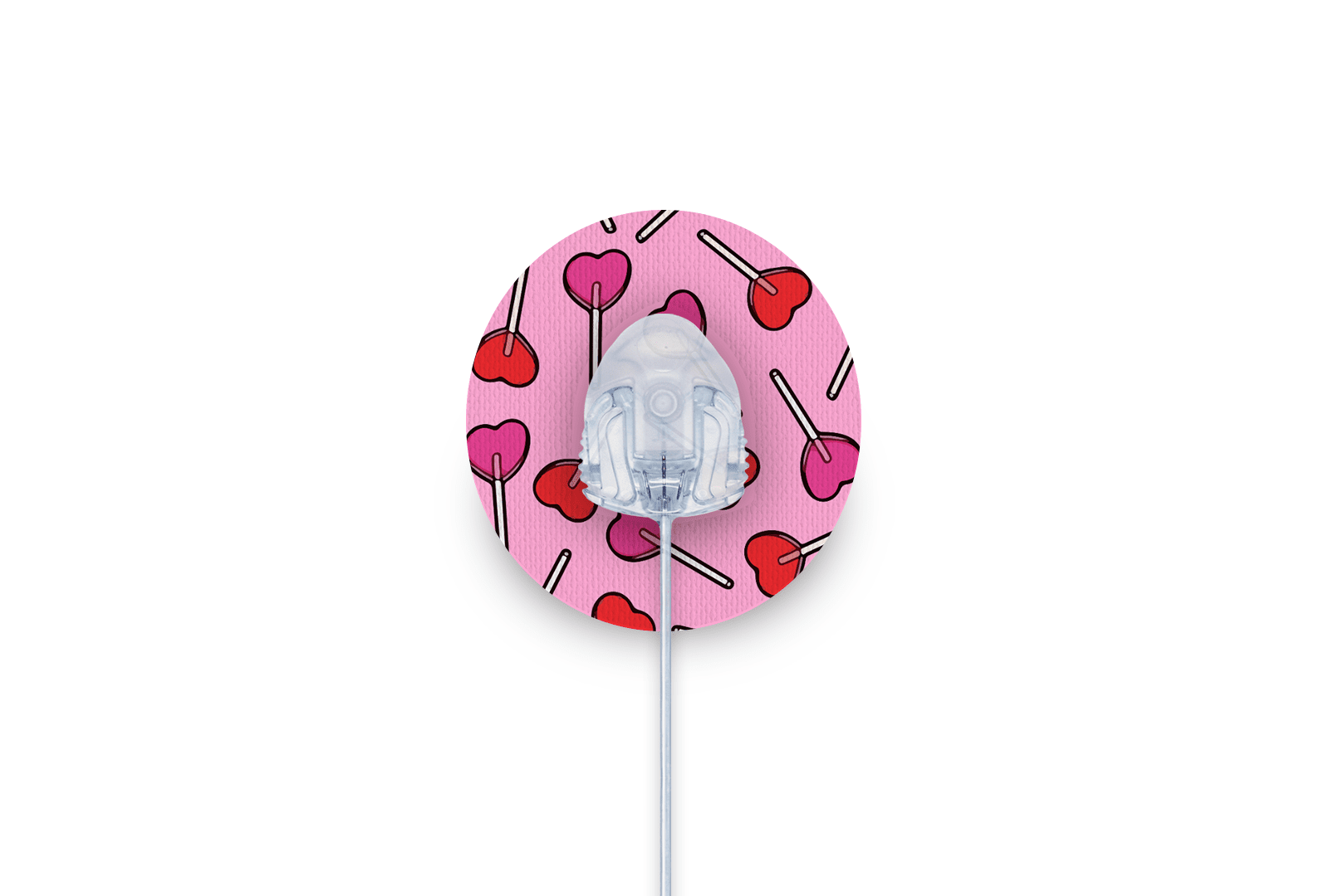 Candy Hearts Patch for Autosoft 90 diabetes supplies and insulin pumps