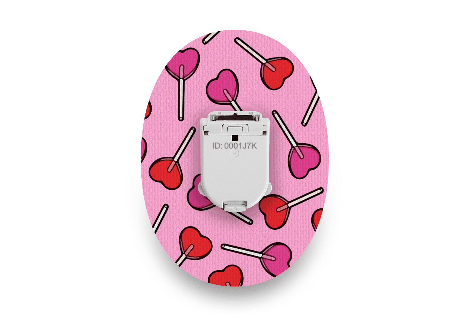 Candy Hearts Patch for Glucomen Day diabetes supplies and insulin pumps