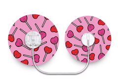 Candy Hearts Patch for Tru - Steel diabetes supplies and insulin pumps