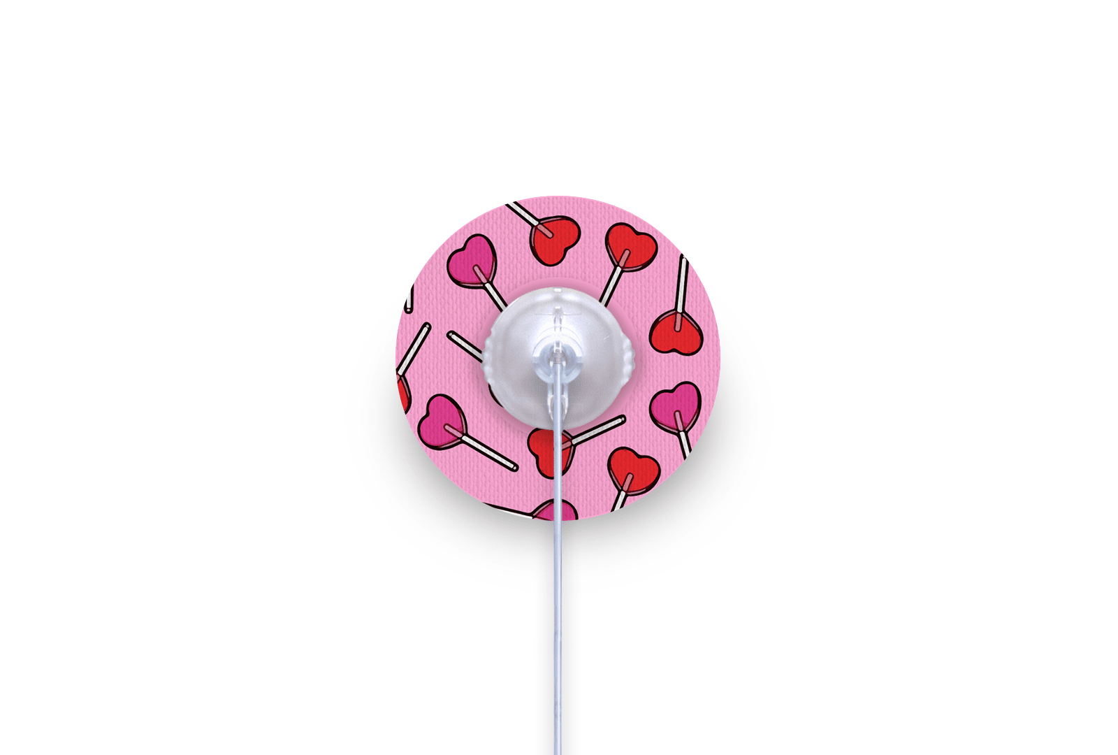 Candy Hearts Patch for mylife Orbit diabetes supplies and insulin pumps