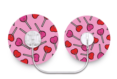 Candy Hearts Patch - Minimed Sure - T for Single diabetes supplies and insulin pumps