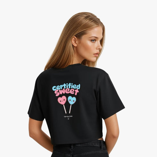 Certified Sweet Crop T-Shirt for Black diabetes supplies and insulin pumps