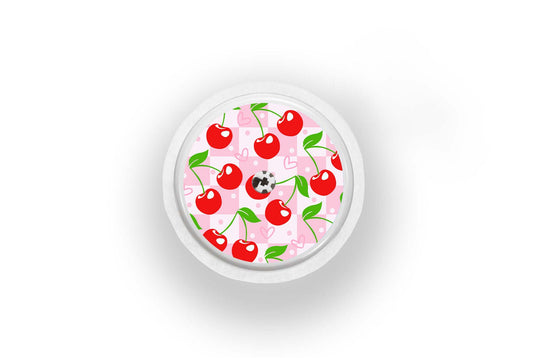 Cherry Sticker for Novopen 4, 5, 6, or Echo diabetes supplies and insulin pumps