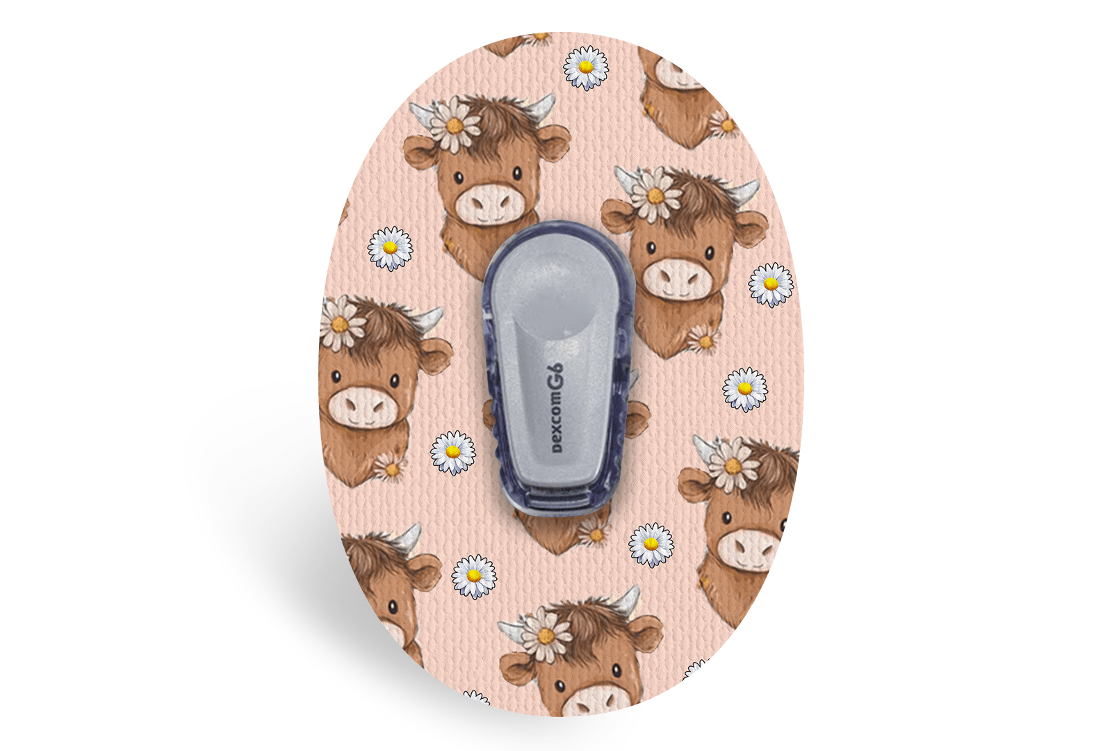 Chloe the Cow Patch for Dexcom G6 / One diabetes supplies and insulin pumps