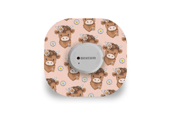 Chloe the Cow Patch for Dexcom G7 / One+ diabetes supplies and insulin pumps