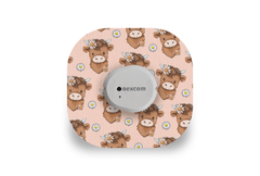 Chloe the Cow Patch for Dexcom G7 / One+ diabetes supplies and insulin pumps