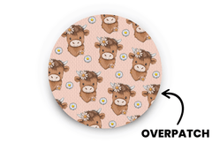 Chloe the Cow Patch for Overpatch diabetes supplies and insulin pumps