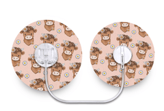 Chloe the Cow Patch - Tru - Steel for Single diabetes supplies and insulin pumps