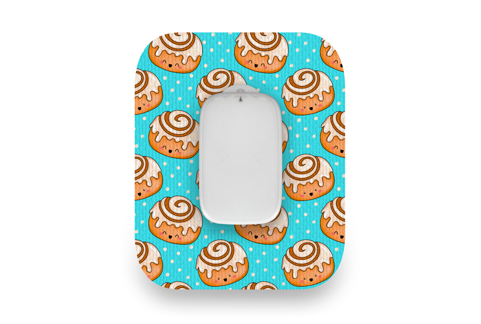 Cinnamon Bun Patch for Medtrum CGM diabetes supplies and insulin pumps