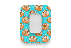 Cinnamon Bun Patch for Medtrum CGM diabetes supplies and insulin pumps