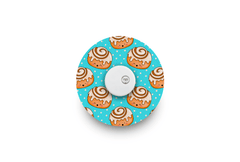 Cinnamon Bun Patch for Freestyle Libre 3 diabetes supplies and insulin pumps