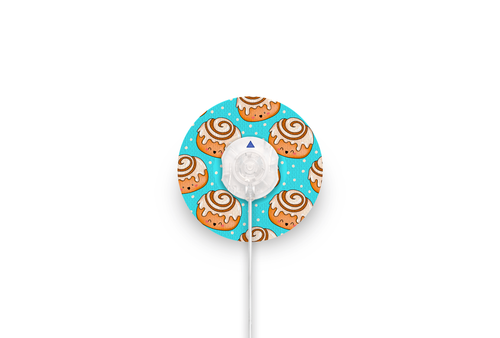 Cinnamon Bun Patch for Minimed QuickSet diabetes supplies and insulin pumps