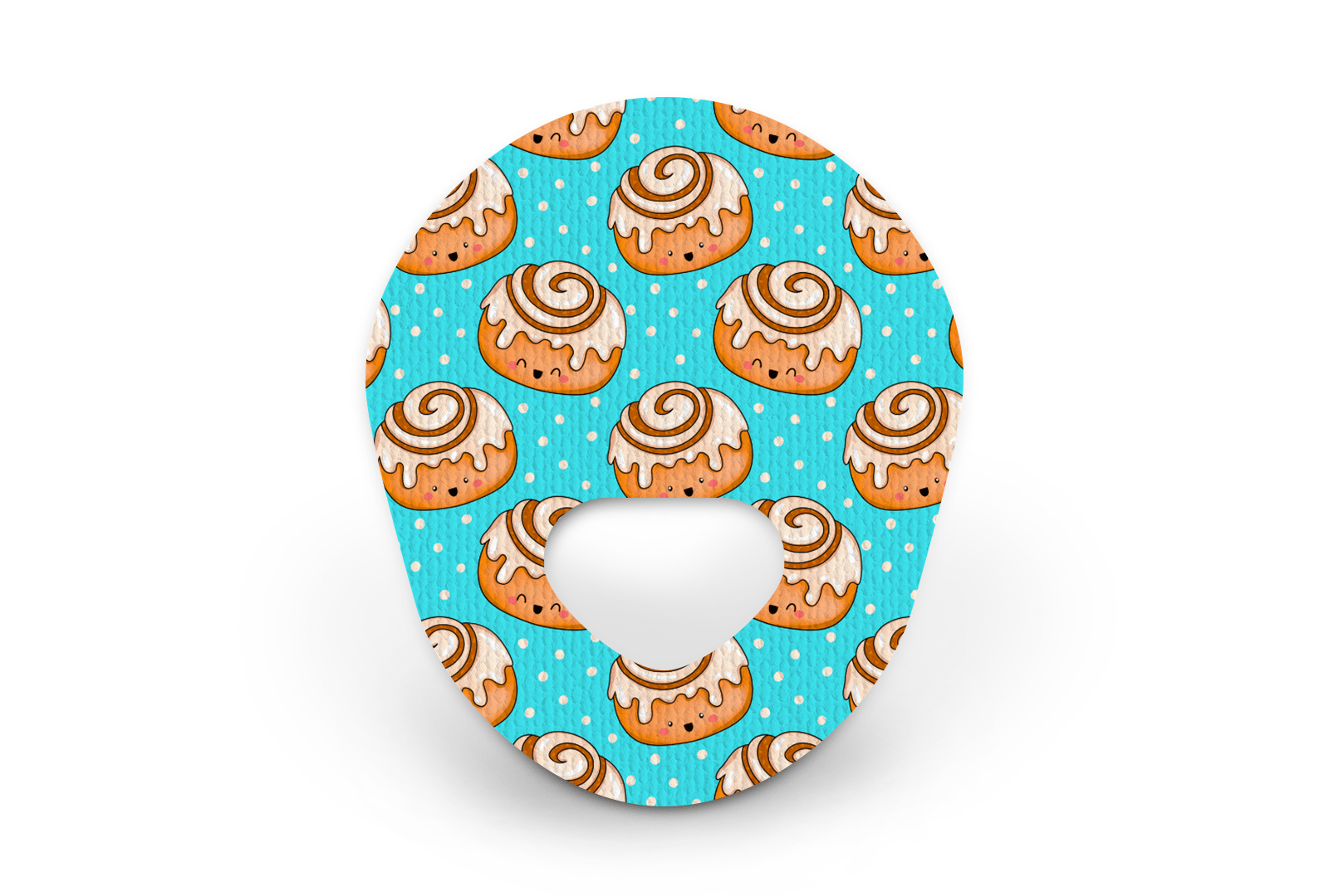 Cinnamon Bun Patch - Guardian Enlite for Single diabetes supplies and insulin pumps