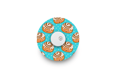 Cinnamon Bun Patch - Libre 3 for Single diabetes supplies and insulin pumps