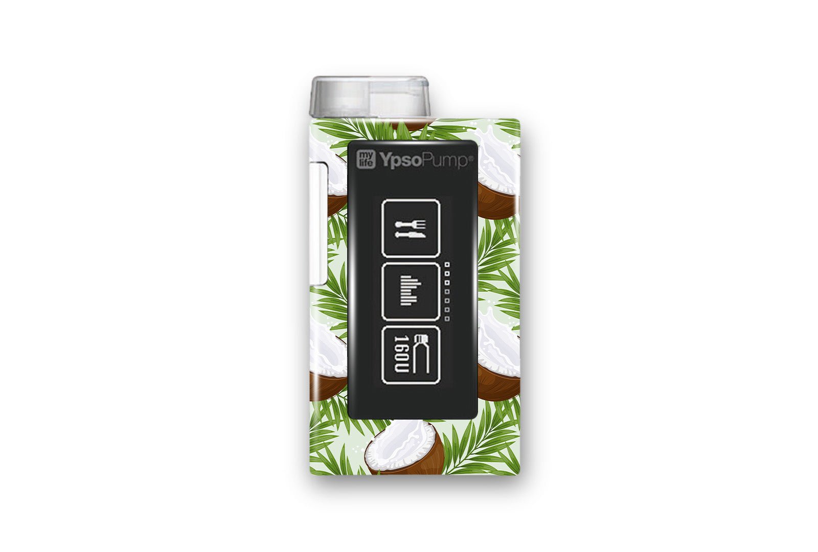 Coconut Sticker for Novopen 4, 5, 6, or Echo diabetes supplies and insulin pumps