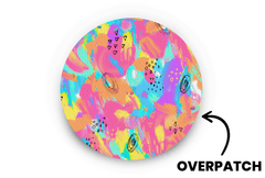 Colour Pop Patch for Generic Overpatch diabetes supplies and insulin pumps