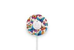 Colourful Butterflies Patch for Minimed QuickSet diabetes supplies and insulin pumps