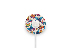 Colourful Butterflies Patch for Minimed QuickSet diabetes supplies and insulin pumps