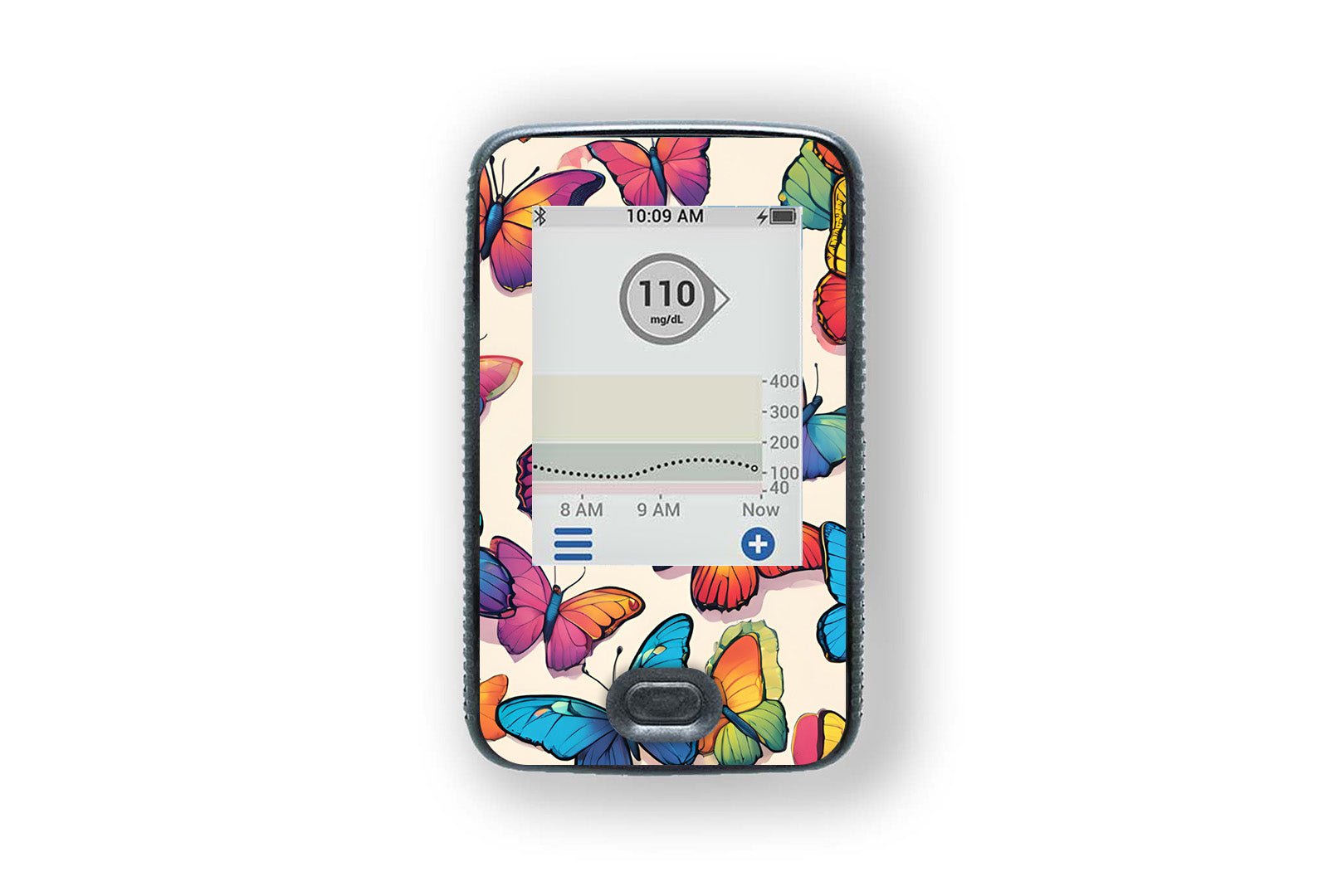 Colourful Butterflies Sticker for Novopen 4, 5, 6, or Echo diabetes supplies and insulin pumps