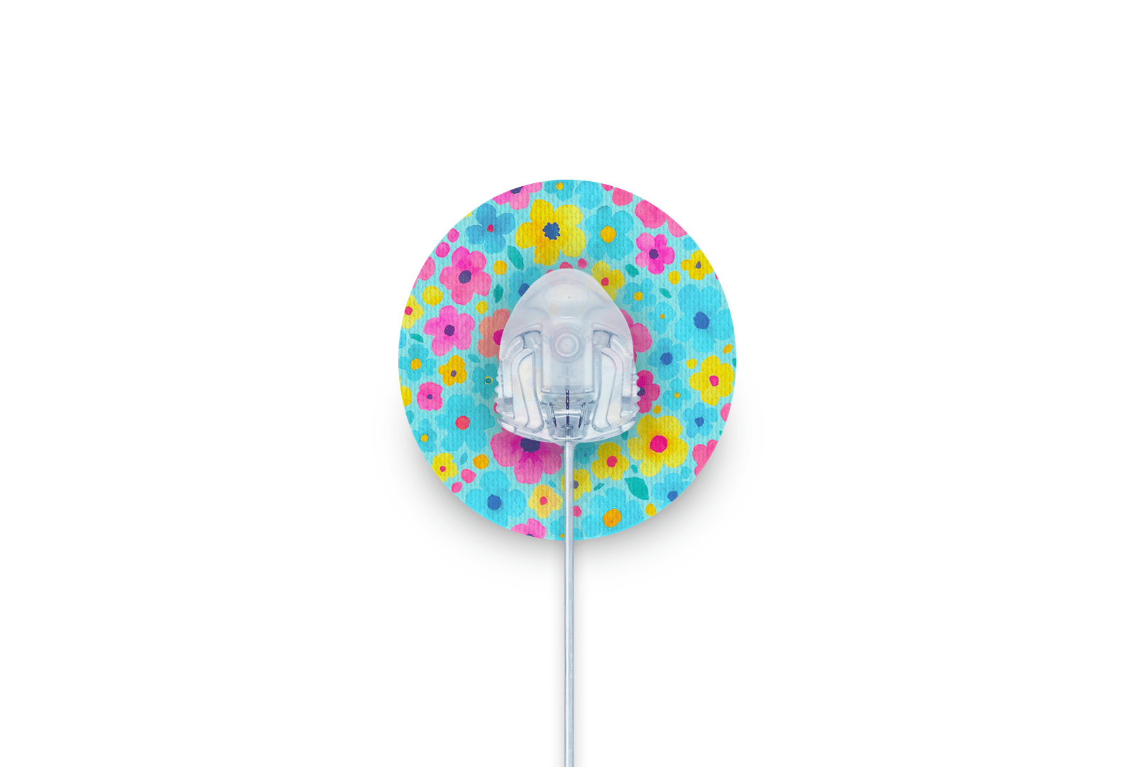 Confetti Flowers Patch - Autosoft 90 for Single diabetes supplies and insulin pumps