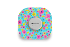 Confetti Flowers Patch - Dexcom G7 / One+ for Single diabetes supplies and insulin pumps