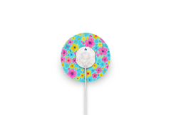 Confetti Flowers Patch for Minimed QuickSet diabetes supplies and insulin pumps