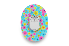 Confetti Flowers Patch for Glucomen Day diabetes supplies and insulin pumps