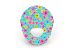 Confetti Flowers Patch - Guardian Enlite for Single diabetes supplies and insulin pumps