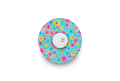 Confetti Flowers Patch - Libre 3 for Single diabetes supplies and insulin pumps