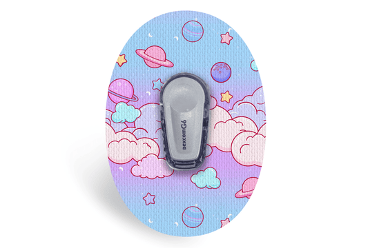 Cosmic Clouds Patch - Dexcom G6 / One for Dexcom G6 / One diabetes supplies and insulin pumps
