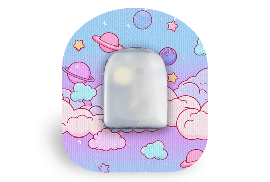 Cosmic Clouds Patch - Omnipod for Omnipod diabetes supplies and insulin pumps