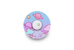 Cosmic Clouds Patch - Overpatches for Single diabetes supplies and insulin pumps