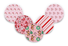 Cute Christmas Patch Pack for Generic Overpatch diabetes supplies and insulin pumps