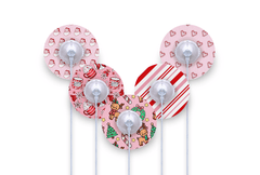 Cute Christmas Patch Pack for Ypsomed Mylife Orbit diabetes supplies and insulin pumps