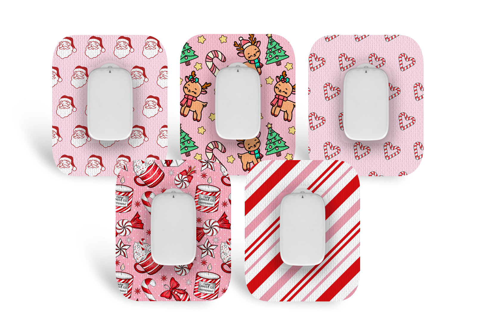 Cute Christmas Patch Pack for Medtrum CGM diabetes supplies and insulin pumps
