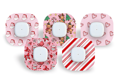 Cute Christmas Patch Pack for Simplera diabetes supplies and insulin pumps