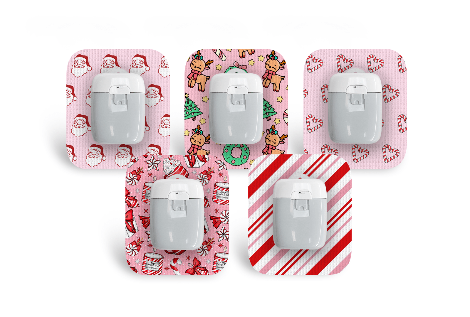 Cute Christmas Patch Pack for Medtrum Pump diabetes supplies and insulin pumps