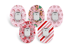 Cute Christmas Patch Pack for Glucomen Day diabetes supplies and insulin pumps