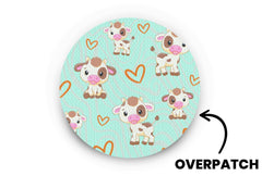 Cute Cows Patch - Overpatches for Single diabetes supplies and insulin pumps